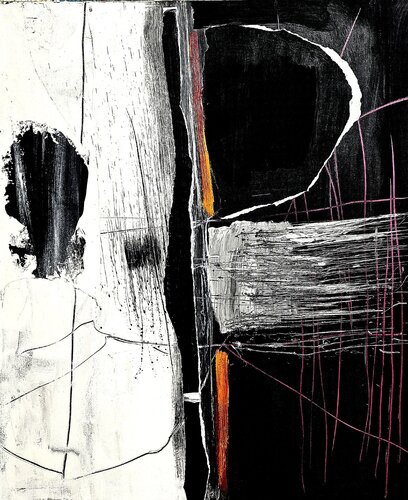 Fault line 2 by Dieter Langer, Painting for Sale on Select