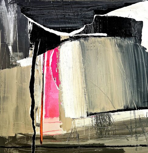 Fault Line 6 by Dieter Langer, Painting for Sale on Select