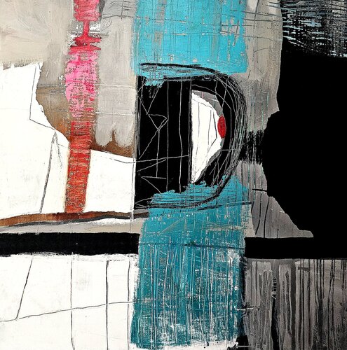 Intervention 1 by Dieter Langer, Painting for Sale on Select