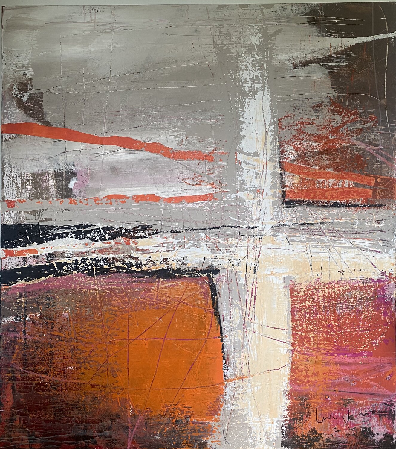 Autmn Bourbn Dieter Langer Original painting for sale