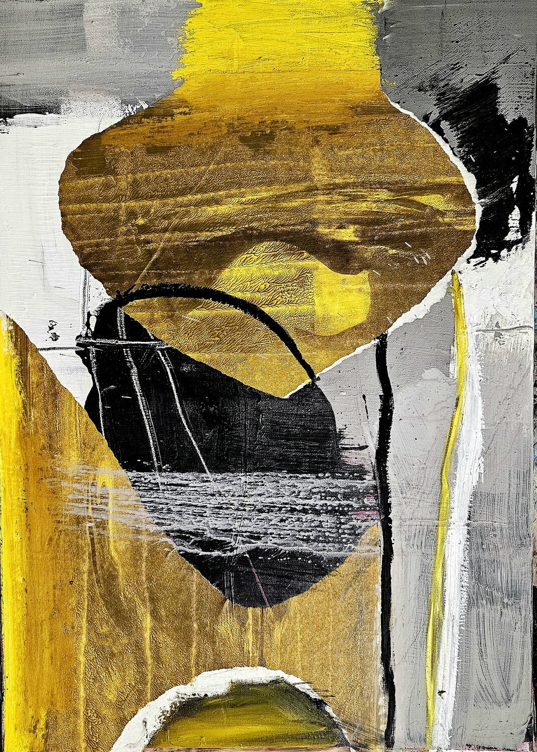 fragments 5 Dieter Langer Original painting for sale