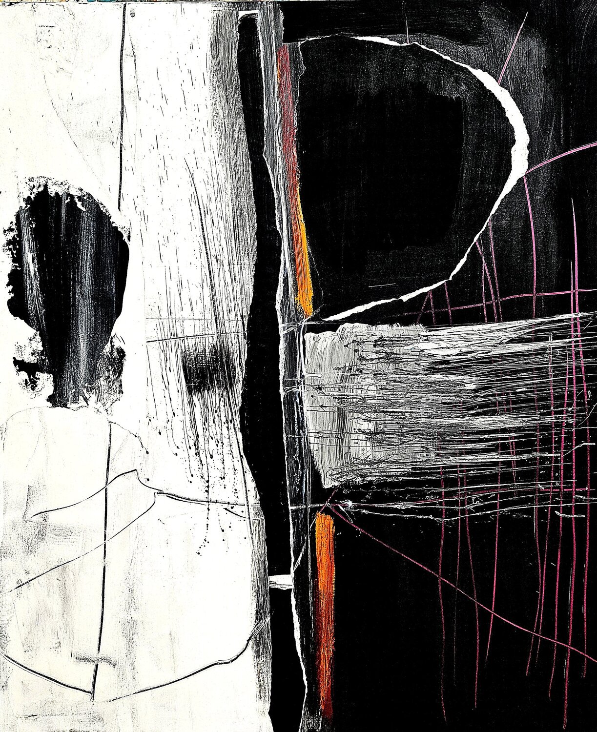Fault line 2 Dieter Langer Original painting for sale