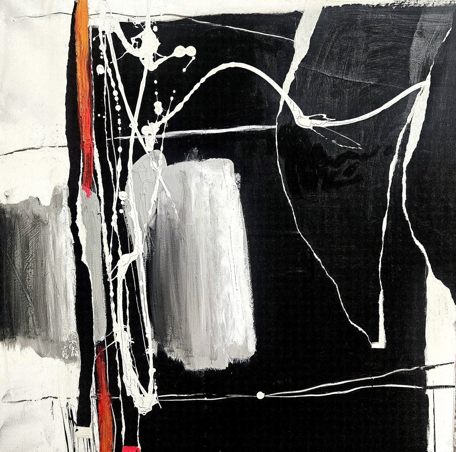 Fault Line 5 Dieter Langer Original painting for sale