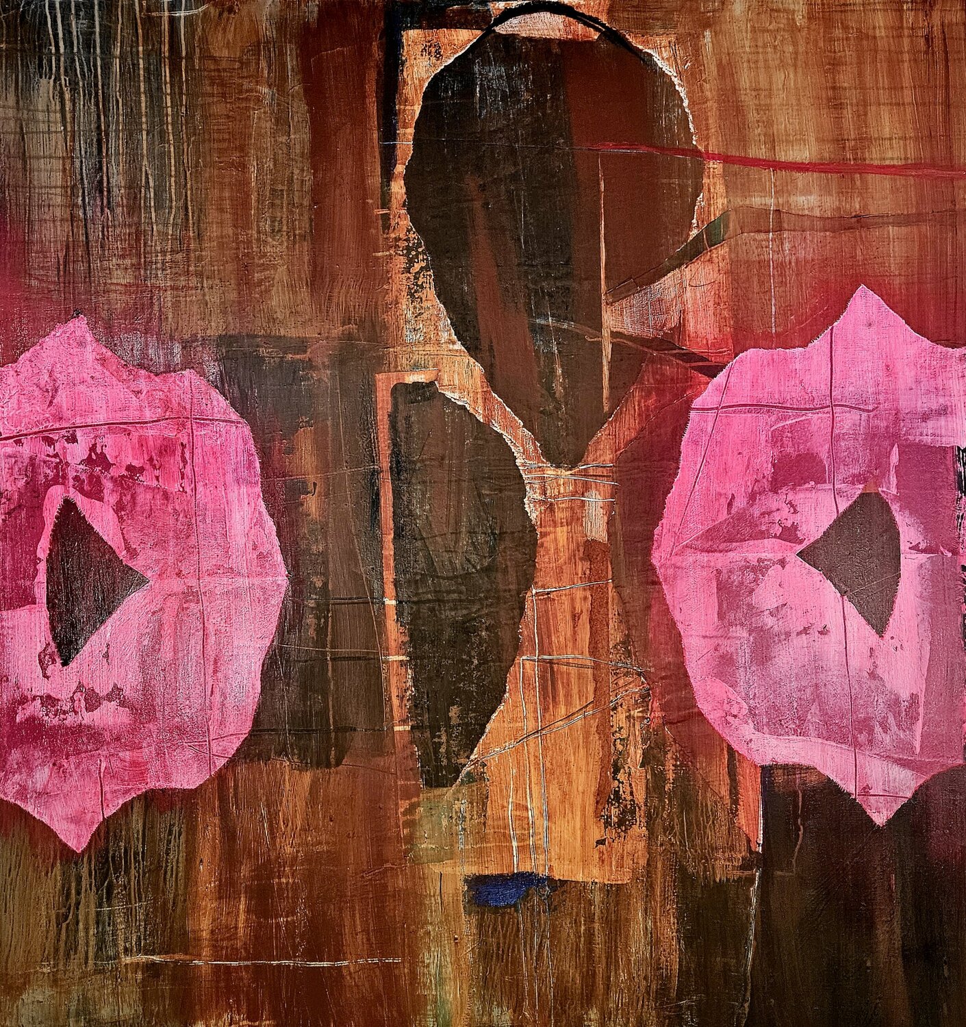 Reflection 3 Dieter Langer Original painting for sale