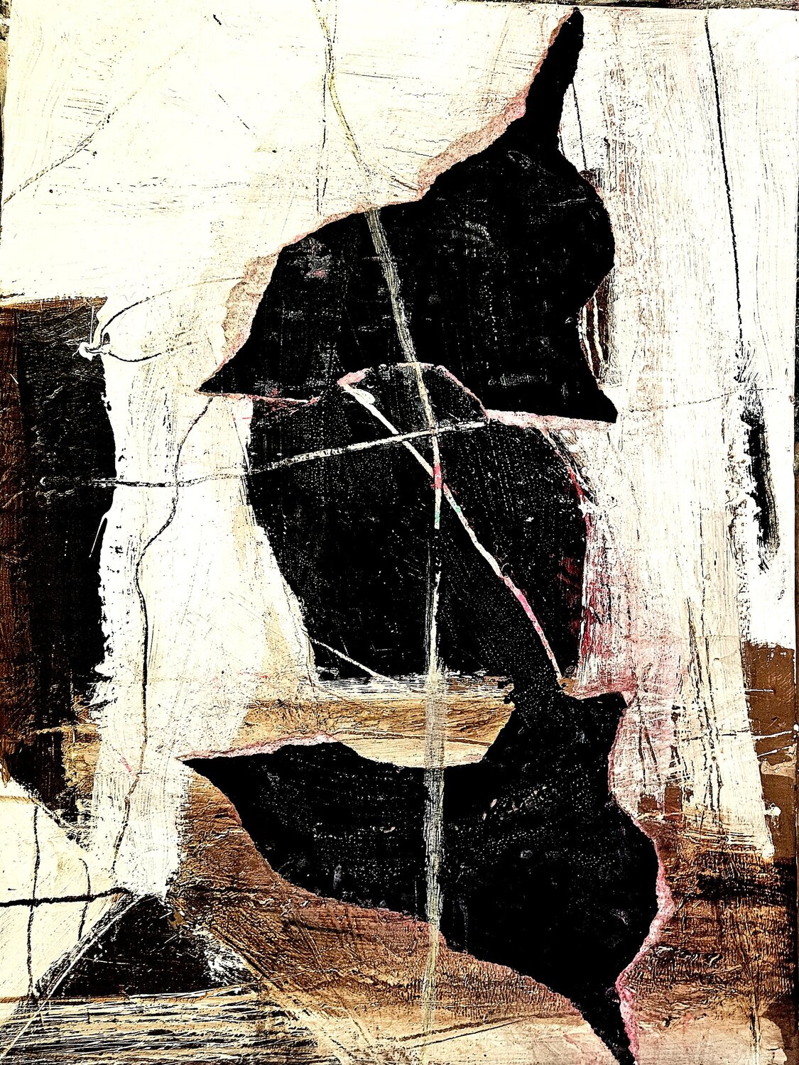 Reflection 4 Dieter Langer Original painting for sale