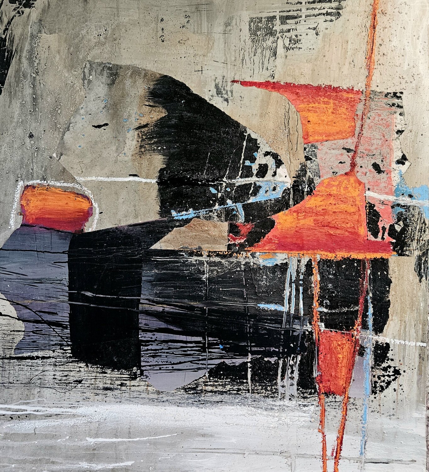 Atlas 3 Dieter Langer Original painting for sale