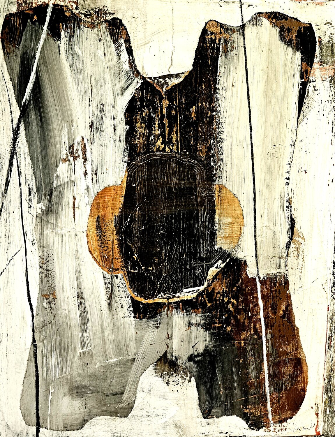 Reflection 8 Dieter Langer Original painting for sale