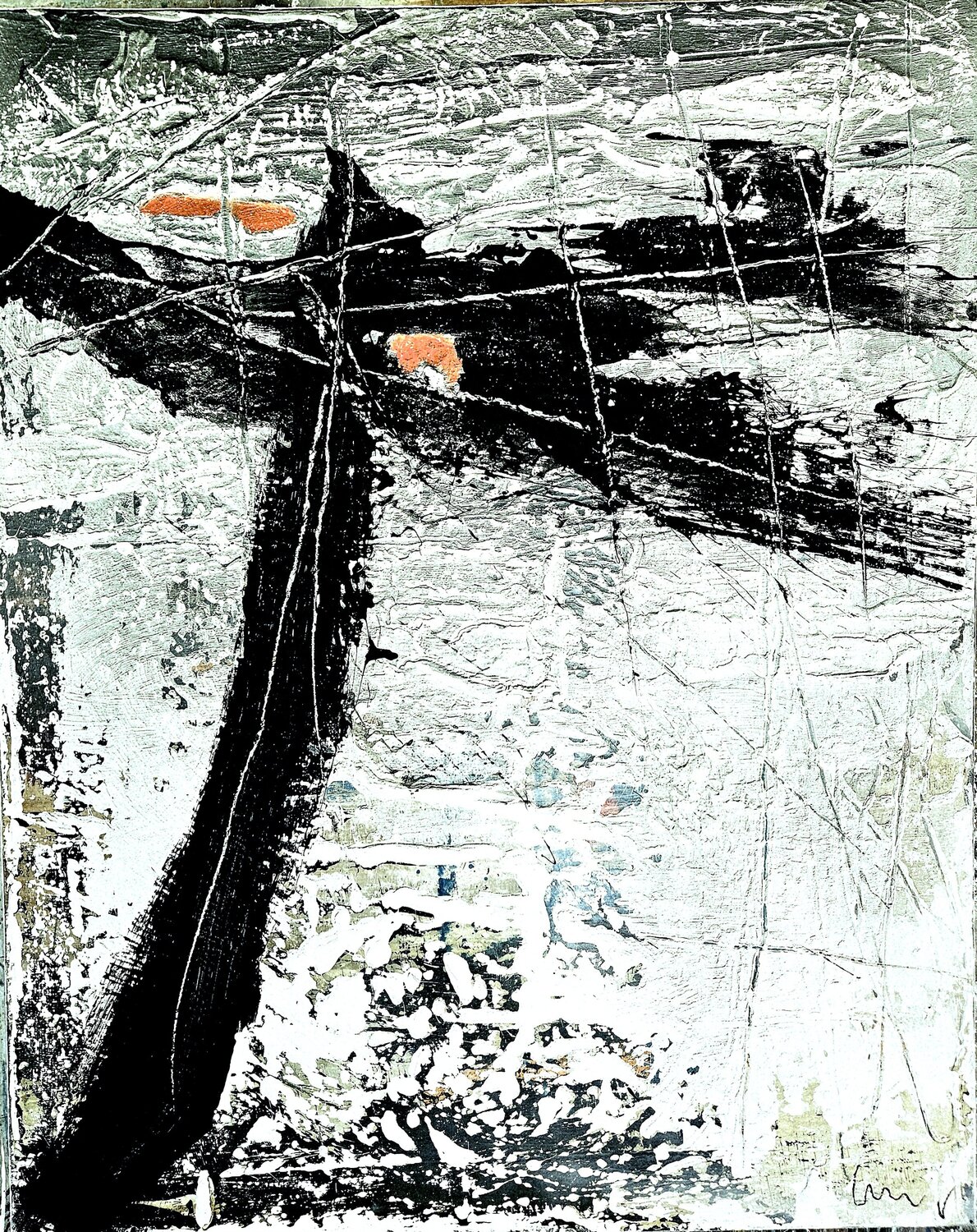 Intervall 01 Dieter Langer Original painting for sale