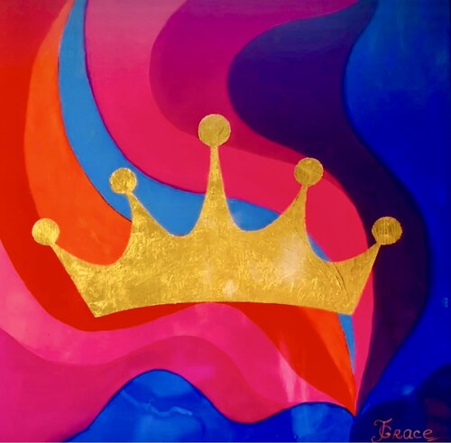„My Queen, my Beloved“ by Tatjana Grace, Painting for Sale on Select