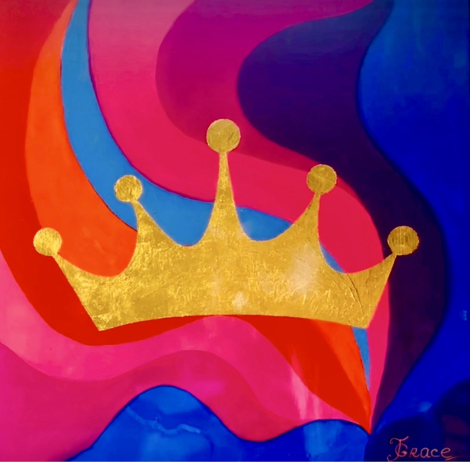 „My Queen, my Beloved“ Tatjana Grace Original painting for sale