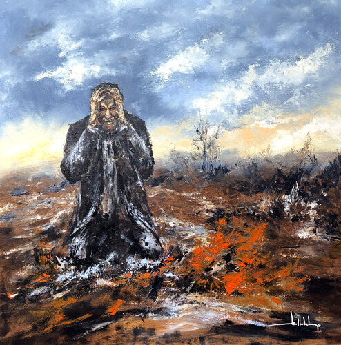 L'EFFONDREMENT SILENCIEUX by Jean-Claude Lannes, Painting for Sale on Select
