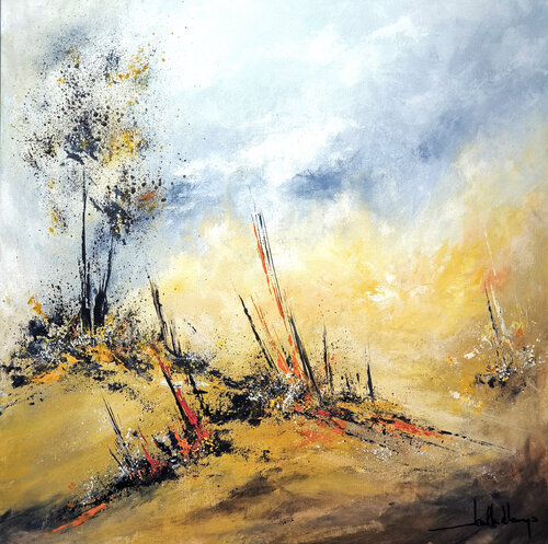 MURMURES DE L'AUBE by Jean-Claude Lannes, Painting for Sale on Select