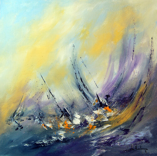 HURRICANE ( Tempête ) by Jean-Claude Lannes, Painting for Sale on Select