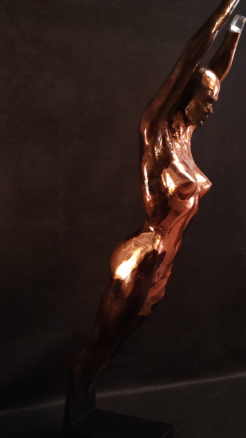 Dea del fuoco Marcello Steri Sculpture for sale
