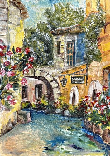 Arch of memory by Fatima Erkenova, Painting for Sale on Select