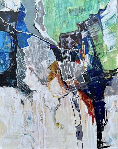 The beauty of crisis by Fatima Erkenova, Painting for Sale on Select