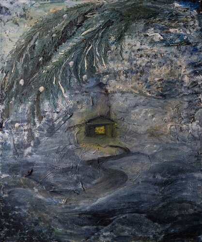 Inner Refuge by Fatima Erkenova, Painting for Sale on Select
