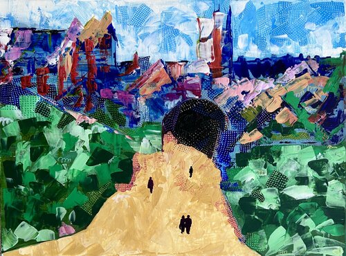 The Other Side by Fatima Erkenova, Painting for Sale on Select