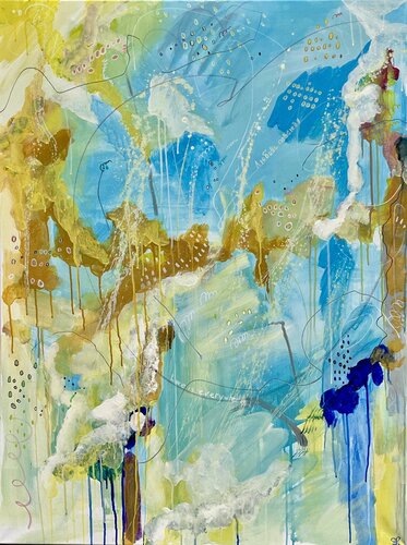 Love is everywhere by Fatima Erkenova, Painting for Sale on Select