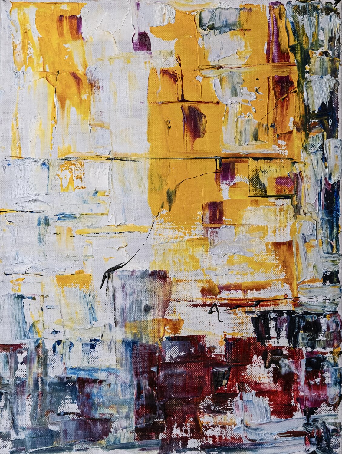 Audacity of Joy oil painting Fatima Erkenova Original painting for sale