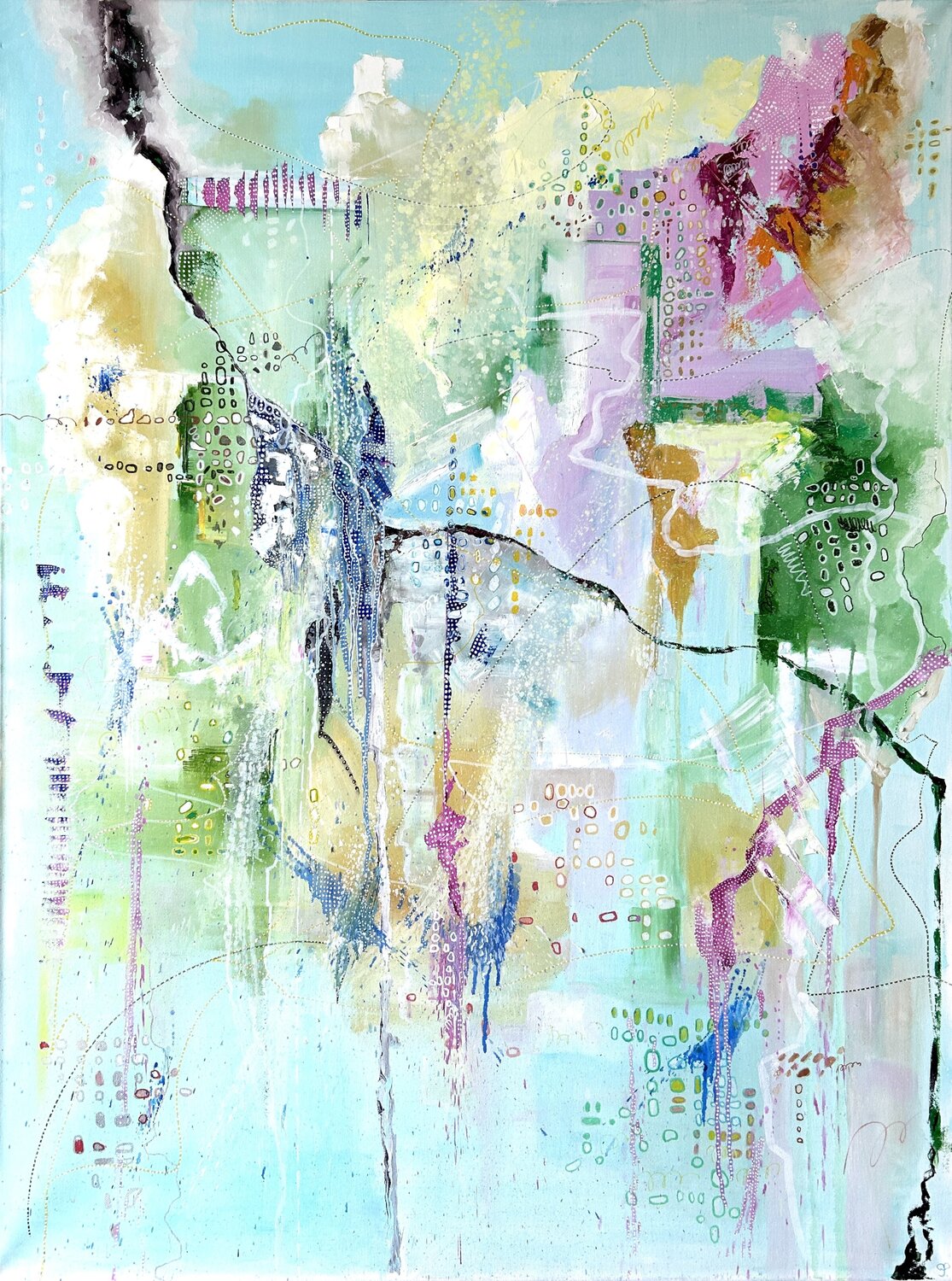 Permeating Love Fatima Erkenova Original painting for sale