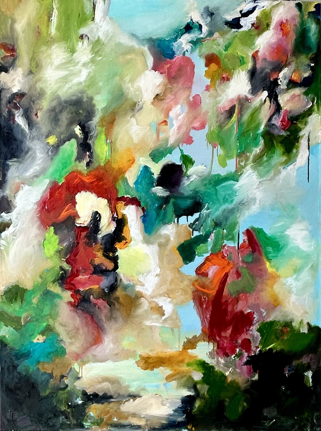 Passion 555 Fatima Erkenova Original painting for sale