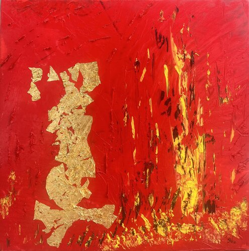 Fuoco danzante by Silvana Vizzini, Painting for Sale on Select