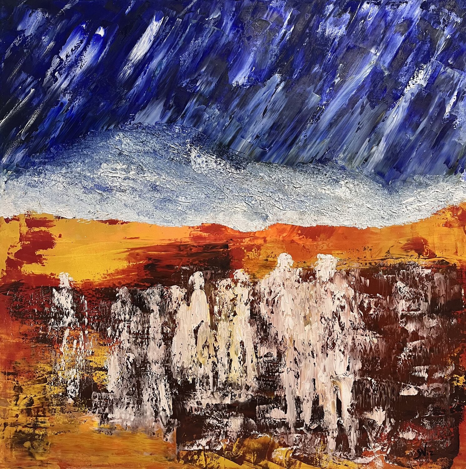 Attrazione Silvana Vizzini Original painting for sale