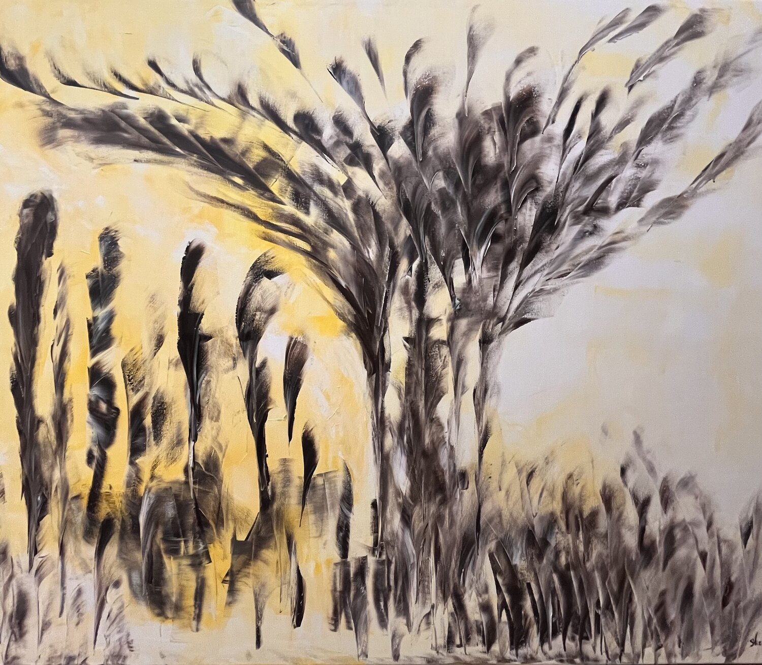 Come piume al vento Silvana Vizzini Original painting for sale