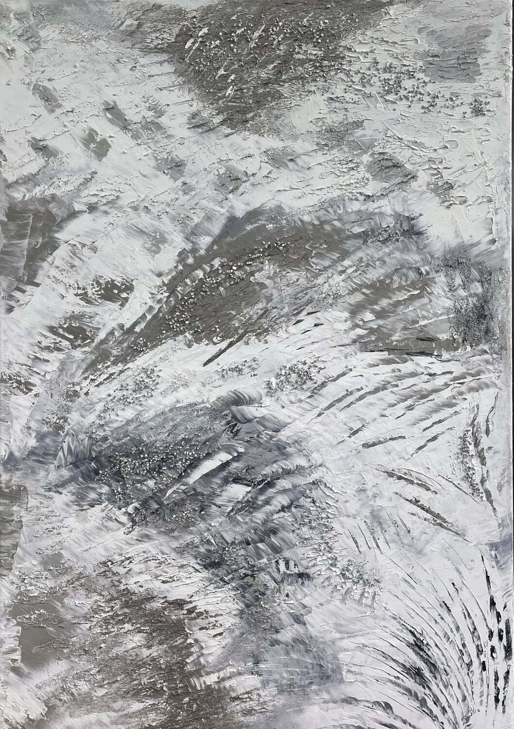 Tra il silenzio e il turbine Silvana Vizzini Original painting for sale