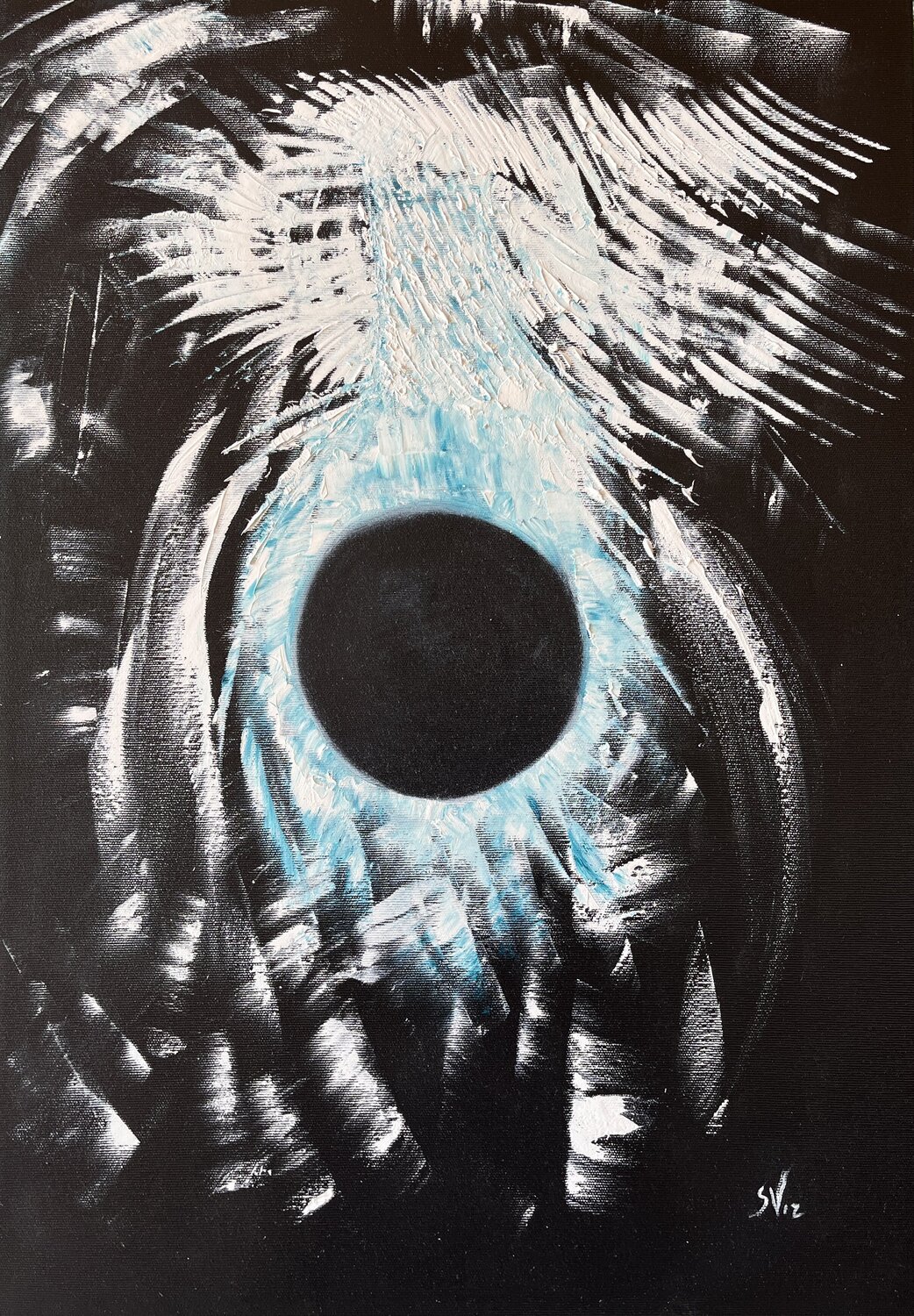Oltre il vuoto Silvana Vizzini Original painting for sale