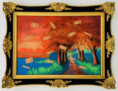 Verletzte Natur by Rainer Pawlaczyk, Painting for Sale on Select