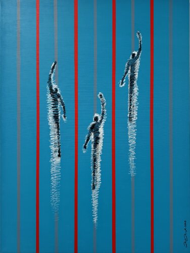 Wellenbrecher by Rainer Pawlaczyk, Painting for Sale on Select