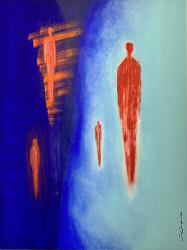 Zwischen uns by Rainer Pawlaczyk, Painting for Sale on Select