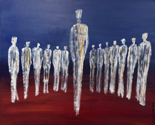 Ich und Wir by Rainer Pawlaczyk, Painting for Sale on Select