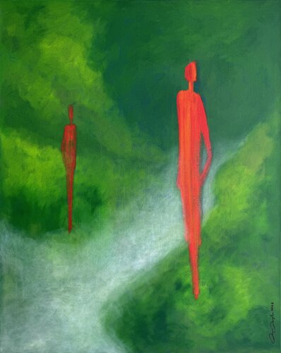 Abstand by Rainer Pawlaczyk, Painting for Sale on Select