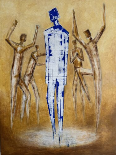 Um den Verstand by Rainer Pawlaczyk, Painting for Sale on Select