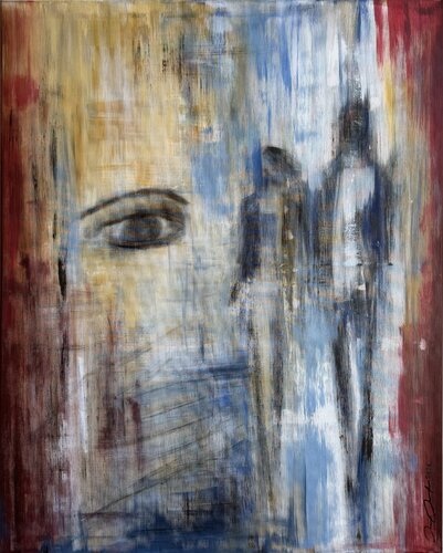 Sprachlos by Rainer Pawlaczyk, Painting for Sale on Select