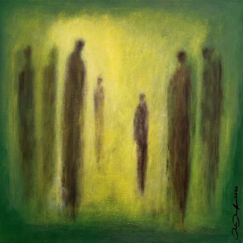 Anwesenheiten by Rainer Pawlaczyk, Painting for Sale on Select