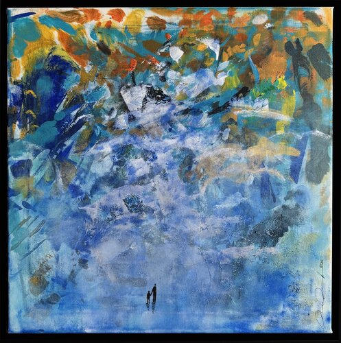 Welt Lernen by Rainer Pawlaczyk, Painting for Sale on Select