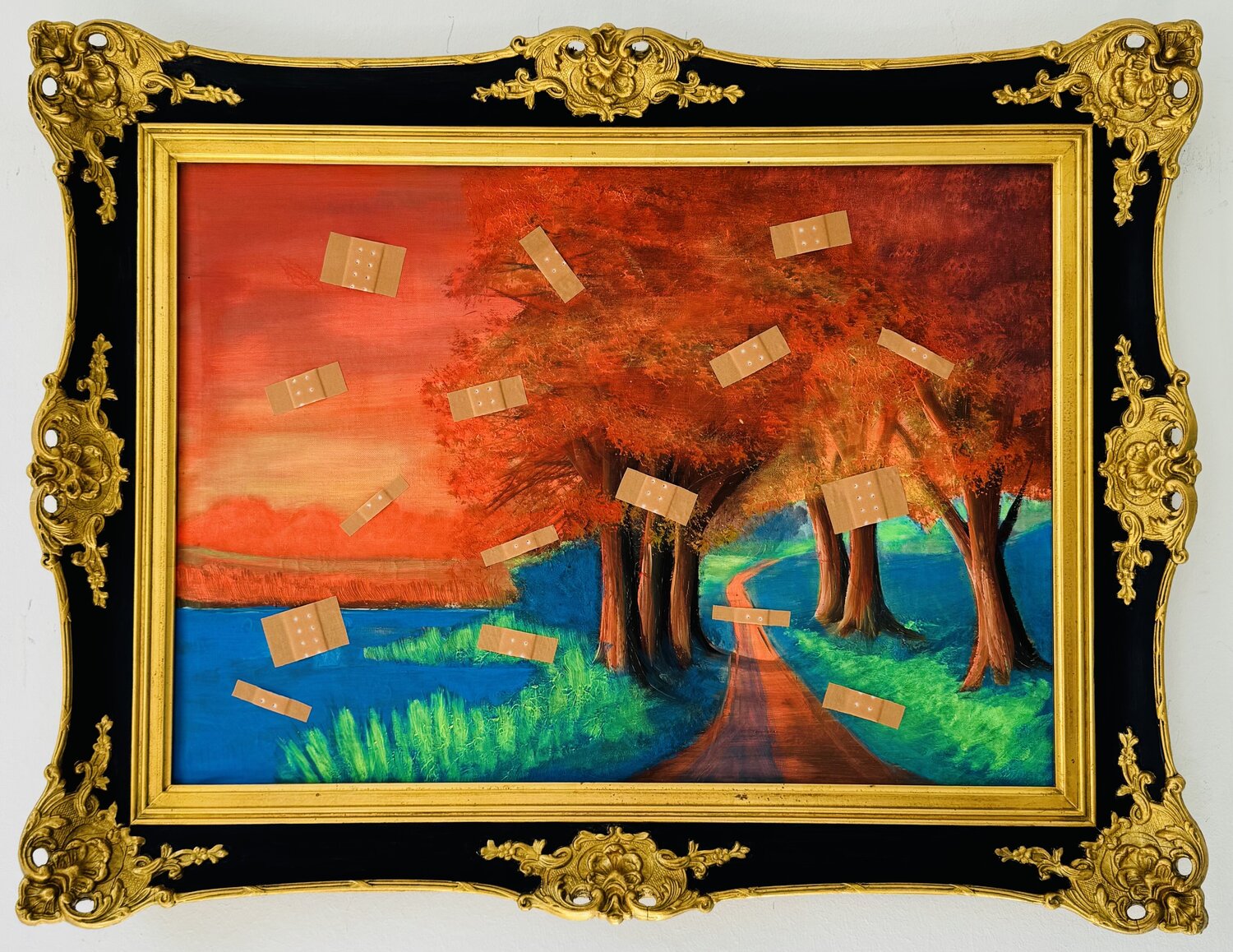 Verletzte Natur Rainer Pawlaczyk Original painting for sale