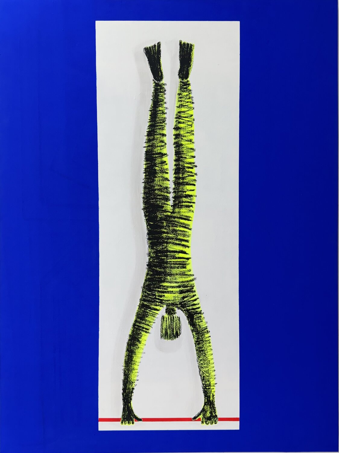 Am seidenen Faden, Gegenwind, Kopfüber Rainer Pawlaczyk Original painting for sale