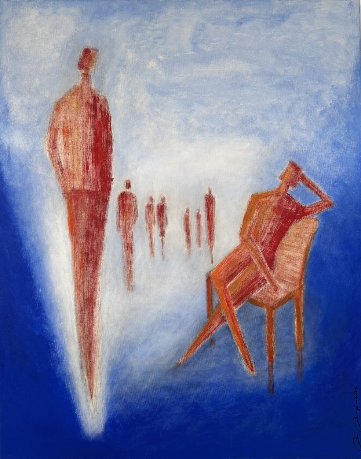 Dazwischen Rainer Pawlaczyk Original painting for sale