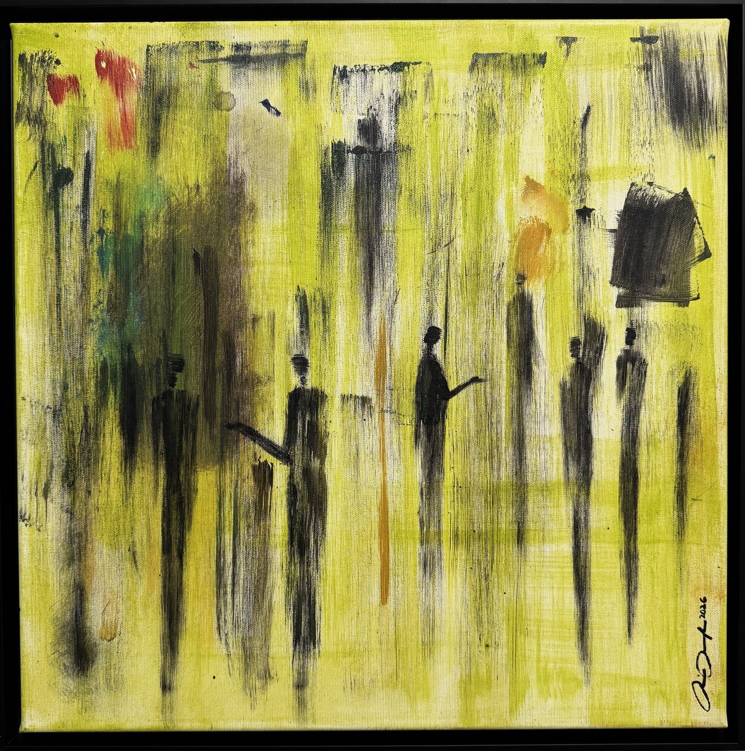 Zwischen uns Rainer Pawlaczyk Original painting for sale