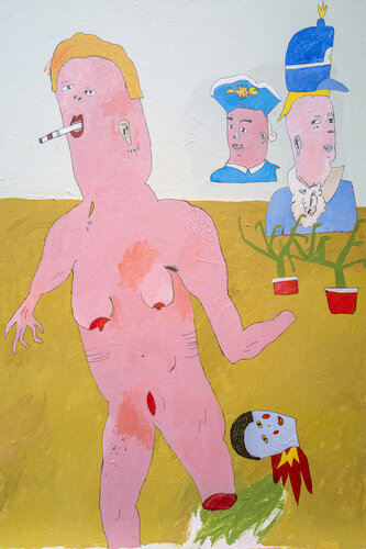 Rachel and The Burgeoning Aristocracy of Tomorrow by David A. Kurtz, Painting for Sale on Select