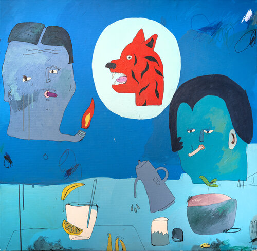 Derrick's Increasingly Imperious Journey Toward a More Reclusive Industrial Admonishment. by David A. Kurtz, Painting for Sale on Select