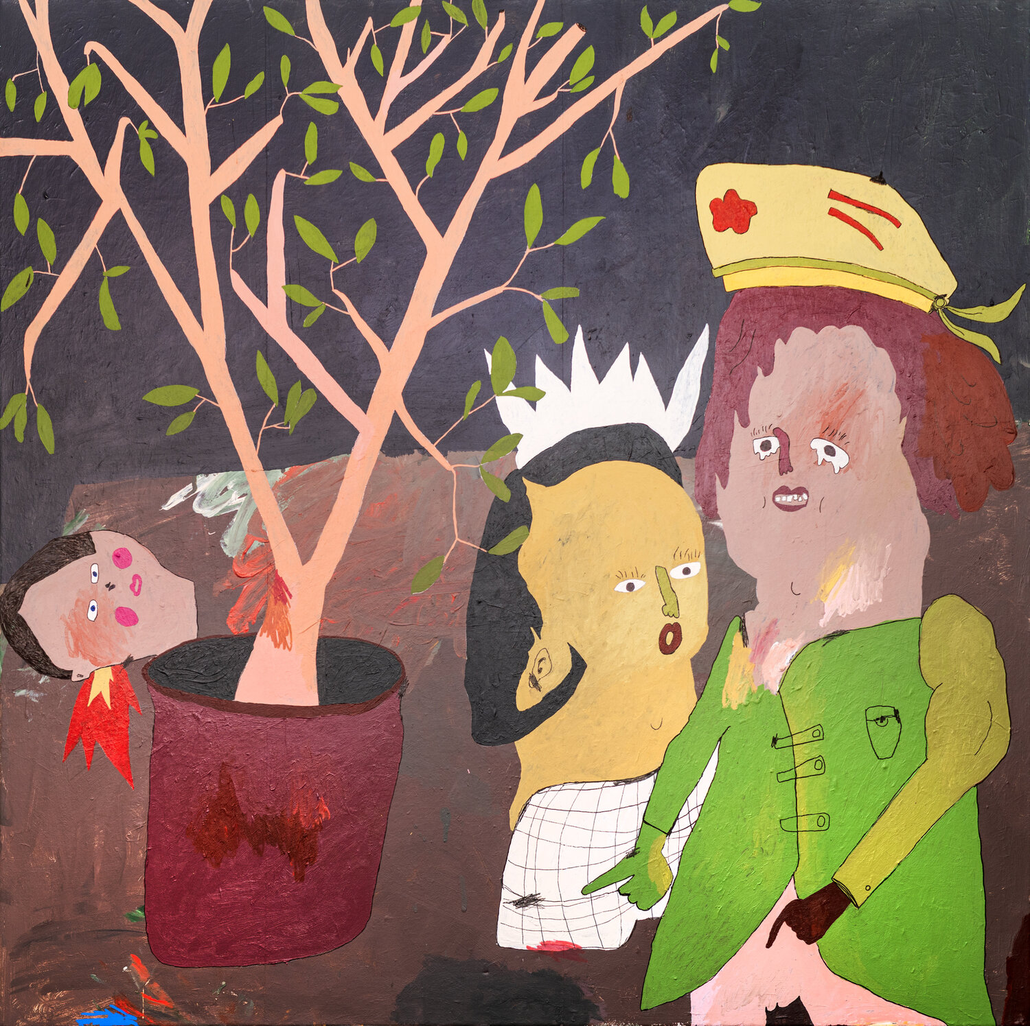 As If Tomorrow Could Be Hung Like Leaves from a Broken Limb David A. Kurtz Original painting for sale