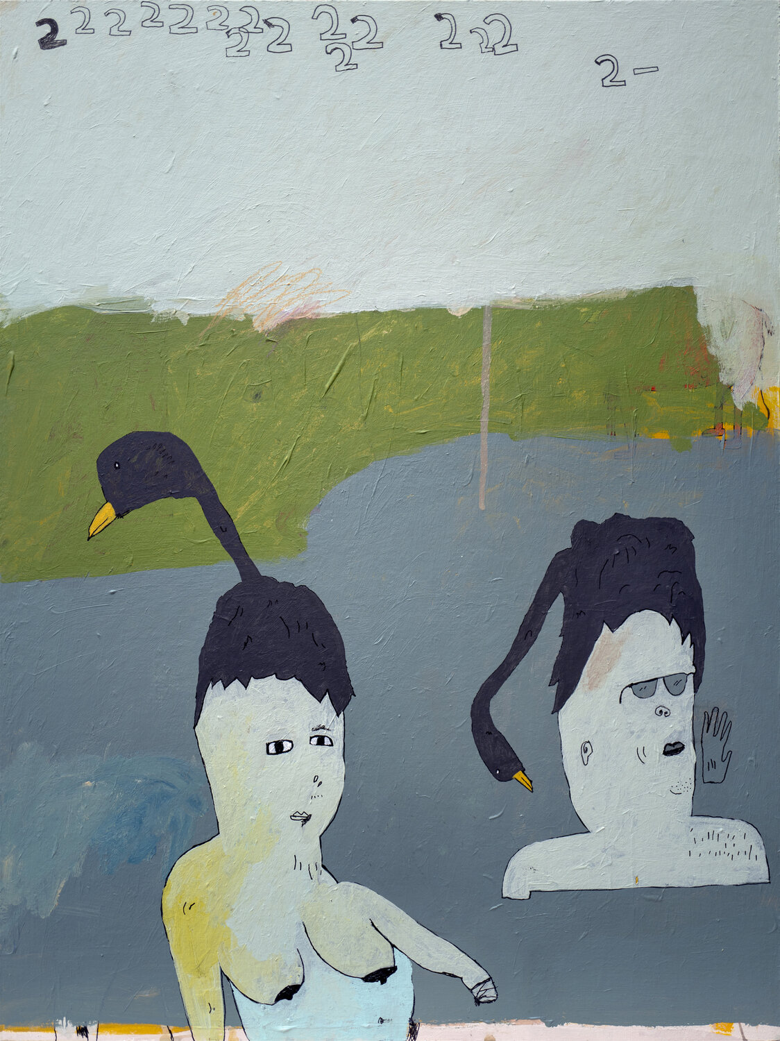 Two Minus Amesworth David A. Kurtz Original painting for sale