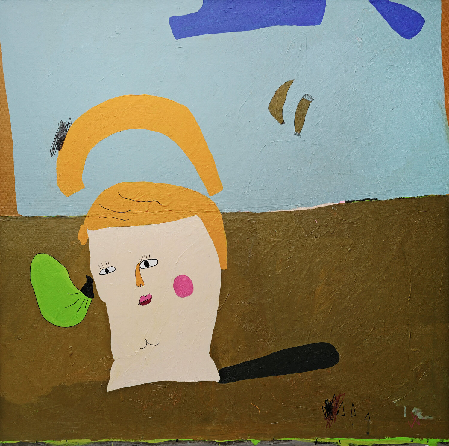 Zefir in the Shaddle Ram David A. Kurtz Original painting for sale