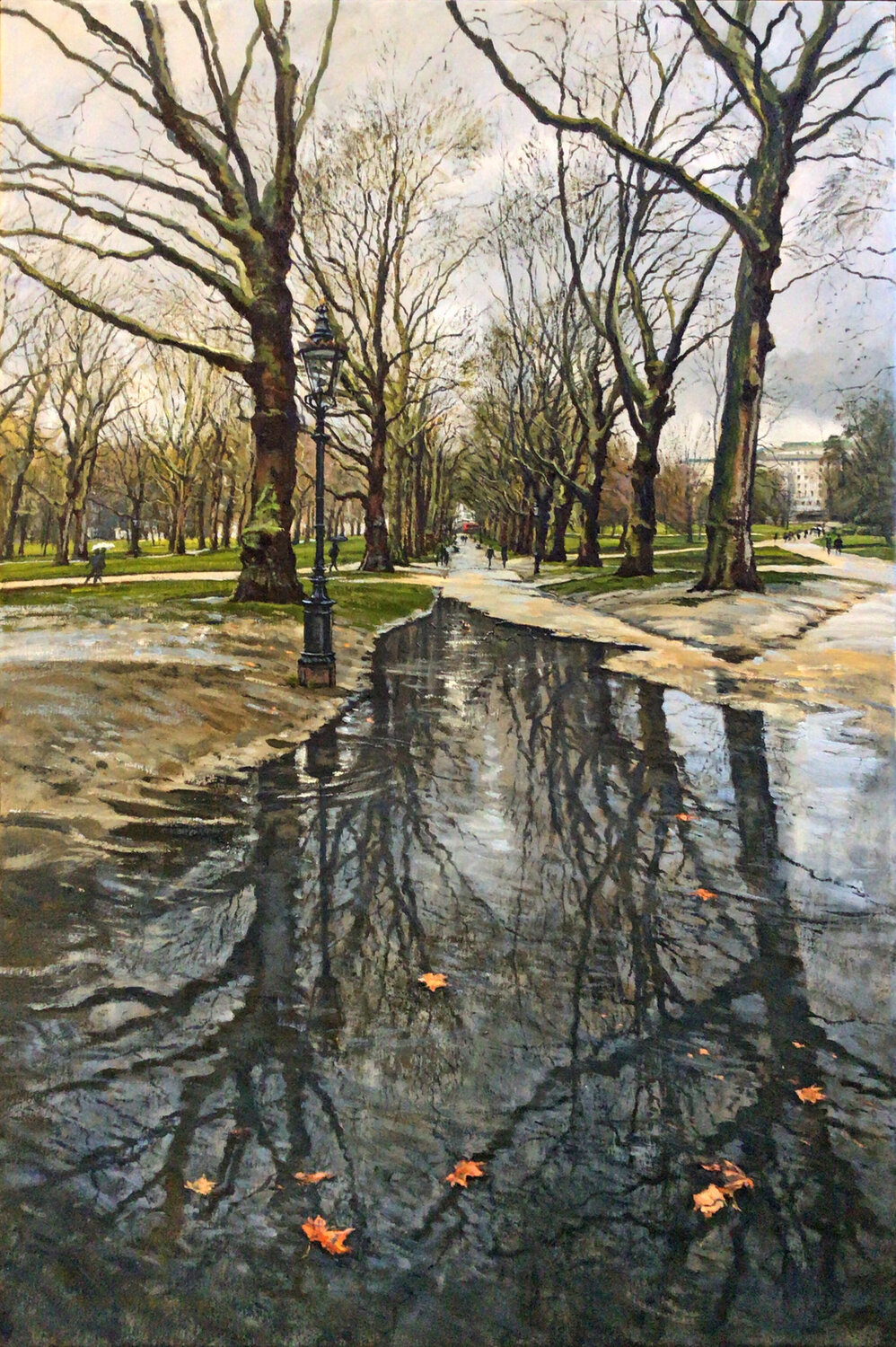 After the rain, Green Park. London Mark McLaughlin Original painting for sale